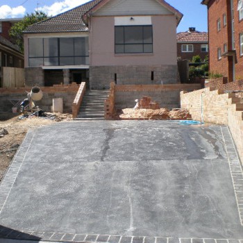 Fairlight driveway finished