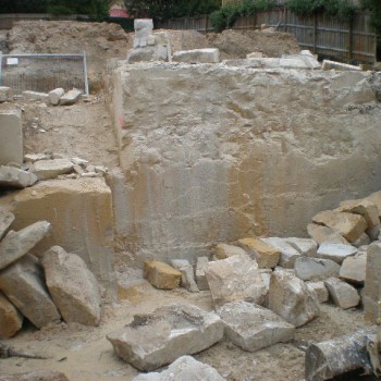 Sandstone blocks
